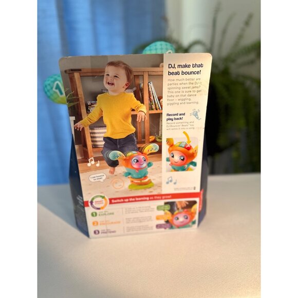 Fisher-Price DJ Bouncin Beats BRAND NEW Interactive Toy With Lights & Sounds For - Picture 3 of 5